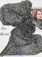 شال نخی بهاره وارداتی طرح گل مدل W126 - Image 4