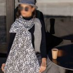 شال نخی بهاره طرح برگ مدل نسیم کد149