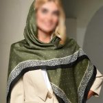 روسری نخی طرح توپی مدل نرگس کد155