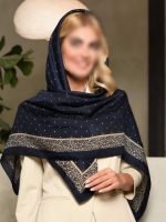 روسری نخی طرح توپی مدل نرگس کد159