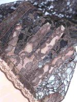 شال توری دانتل طرح گل مدل ماهرخ کد184 - Image 4