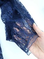 شال توری دانتل طرح گل مدل ماهرخ کد185 - Image 4