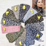 شال نخی بهاره وارداتی طرح گل مدل W126