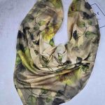 روسری نخی طرح برگ کد 280