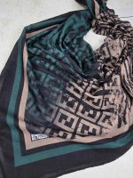 روسری نخی طرح دار کد 282 - Image 2