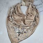 روسری نخی لبه دست دوز کد 279