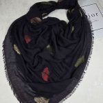 روسری نخی طرح برگ کد 271