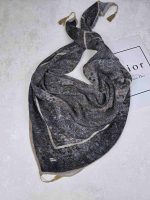 روسری نخی کلیشه طرح شالیزار کد 309