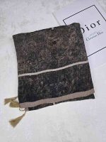روسری نخی کلیشه طرح شالیزار کد 308 - Image 2