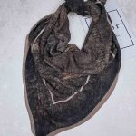 روسری نخی کلیشه طرح شالیزار کد 308