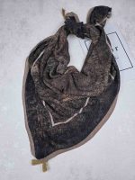 روسری نخی کلیشه طرح شالیزار کد 308