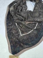 روسری نخی کلیشه طرح شالیزار کد 308 - Image 3