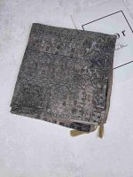 روسری نخی کلیشه طرح شالیزار کد 307 - Image 2