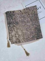 روسری نخی کلیشه طرح شالیزار کد 306 - Image 2