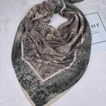 روسری نخی کلیشه طرح شالیزار کد 306