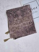 روسری نخی کلیشه طرح شالیزار کد 305 - Image 2