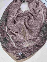 روسری نخی کلیشه طرح شالیزار کد 305 - Image 3