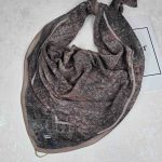 روسری نخی کلیشه طرح شالیزار کد 304