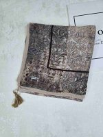 روسری نخی کلیشه طرح شالیزار کد 301 - Image 2