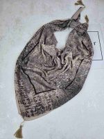روسری نخی کلیشه طرح شالیزار کد 301