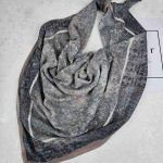 روسری نخی کلیشه طرح شالیزار کد 300