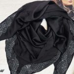 روسری مجلسی وارداتی نگین دار کد 253