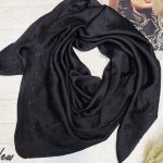روسری مجلسی وارداتی نگین دار کد 254
