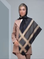 روسری نخی گارزا لبه دست دوز کد 297 - Image 6