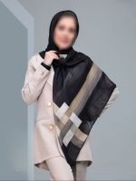 روسری نخی گارزا لبه دست دوز کد 297 - Image 7