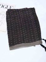 شال نخی لمه دار طرح پاپیون مدل کاترین کد 213 - Image 3