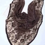 روسری نخی طرح دیور مدل شاینا کد 226