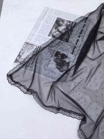 شال توری نگین دار وارداتی مدل آتوسا کد 215 - Image 3