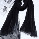 شال توری طرح قلب مدل غزل کد 229