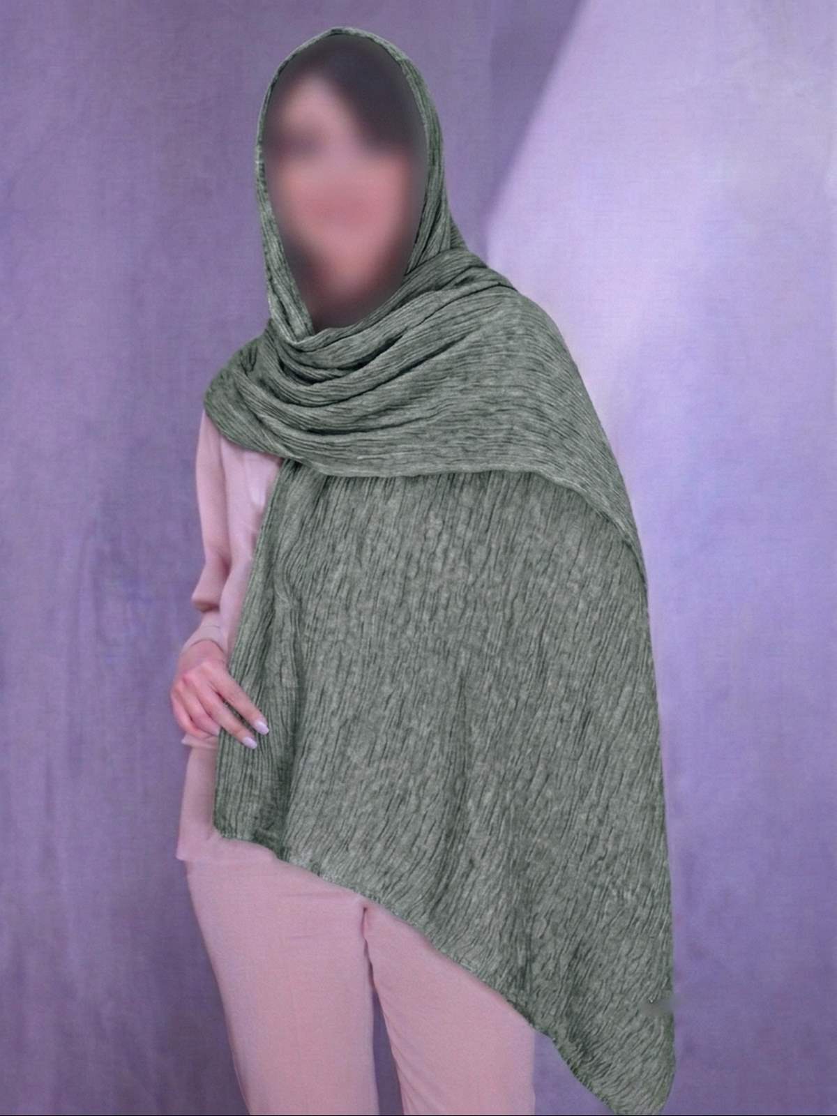 1782419175600 شال پلیسه برشکا واداتی کد318 - Image 1