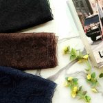 شال توری وارداتی طرح گل کد 331