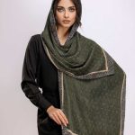 شال نخی پلیسه ریز کد 342