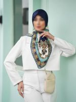 روسری مجلسی ابریشم کد 340 - Image 4