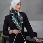 روسری مجلسی ابریشم کد 340
